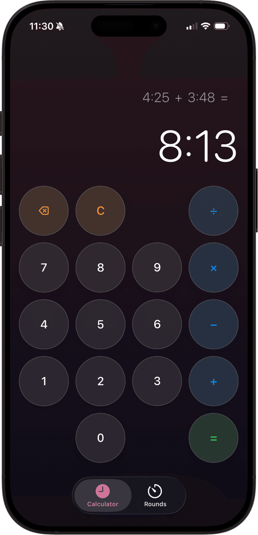 Wod Calculator App Screenshot